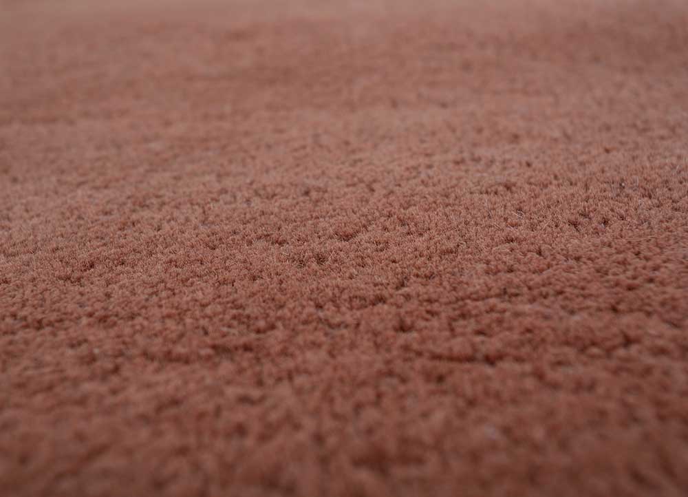 cera beige and brown wool hand tufted Rug - CloseUp