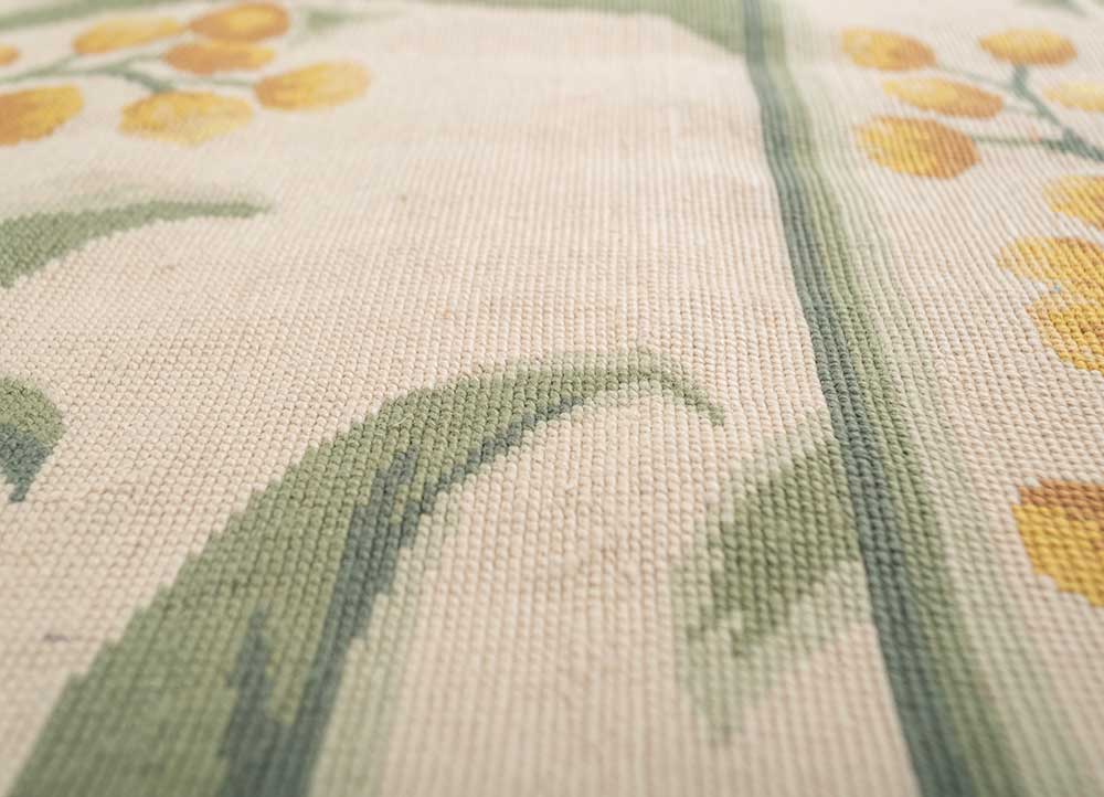 nayaab green cotton flat weaves WALL ART & TAPESTRY - CloseUp
