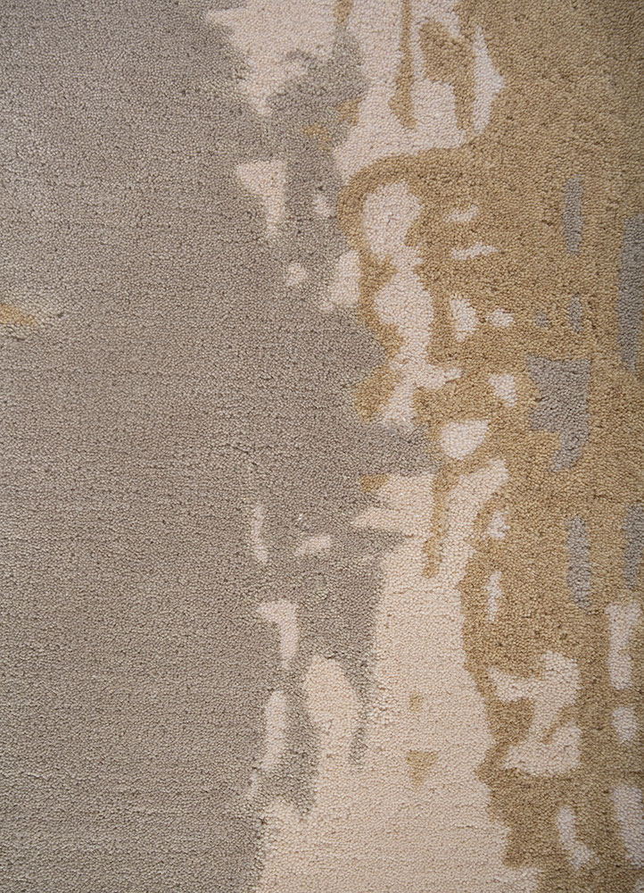 genesis ivory viscose hand tufted Rug - CloseUp