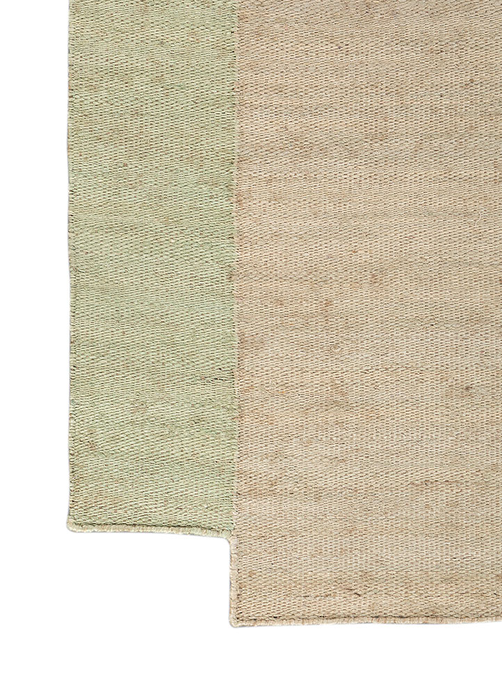 daaira gold jute and hemp flat weaves Rug - Corner