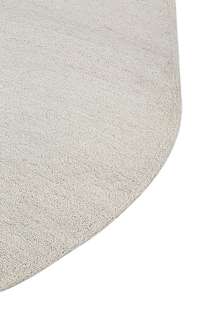 pathways ivory wool hand tufted Rug - Corner