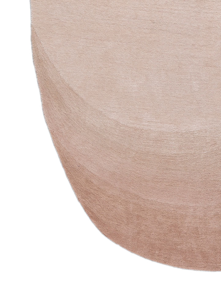 chroma pink and purple wool hand tufted Rug - Corner