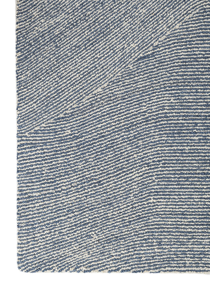 pathways ivory wool hand tufted Rug - Corner