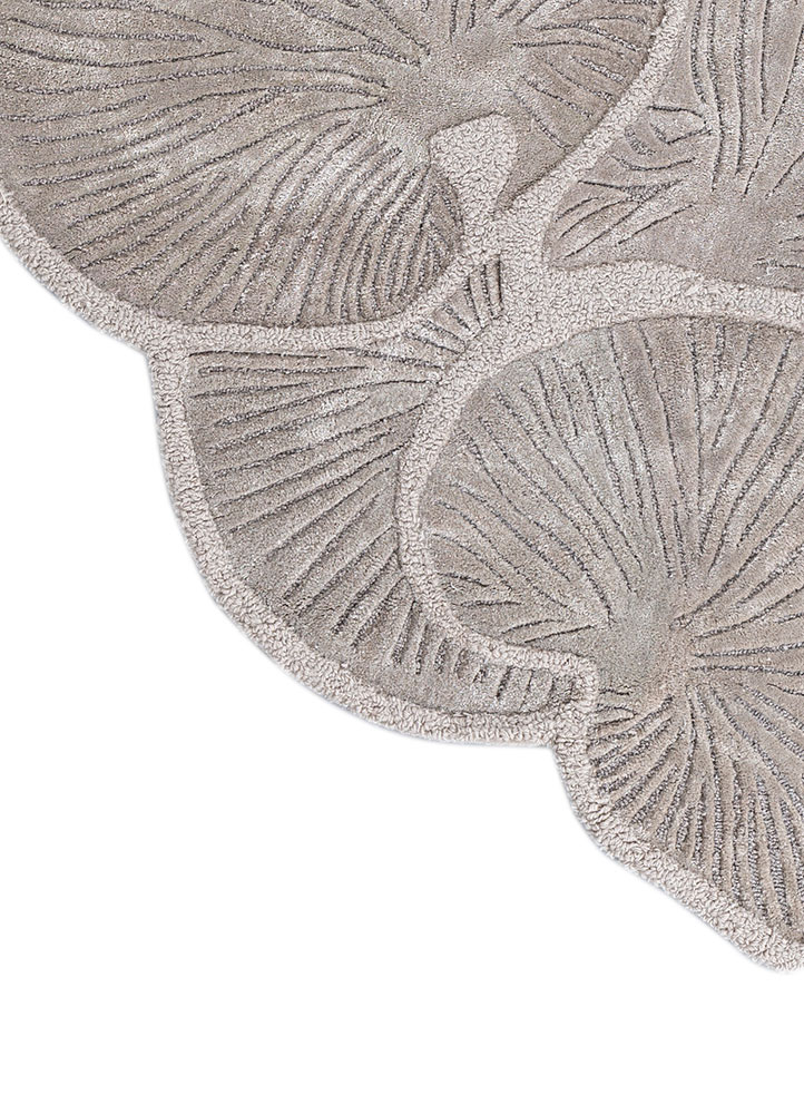 aurelia grey and black wool and viscose hand tufted Rug - Corner