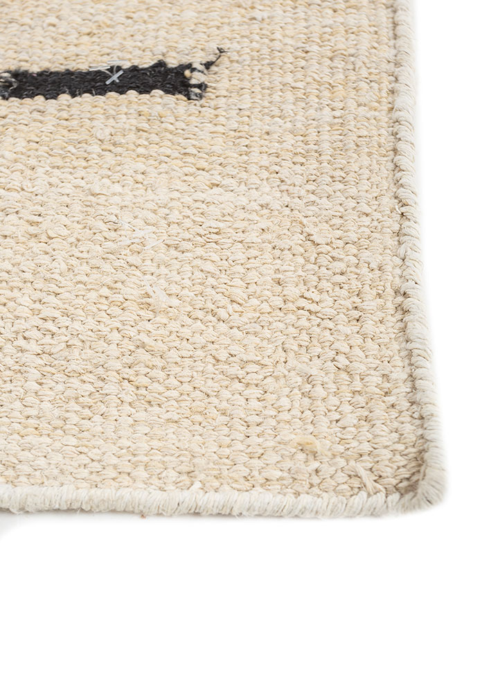 nomadic threads ivory jute and hemp flat weaves Rug - Corner