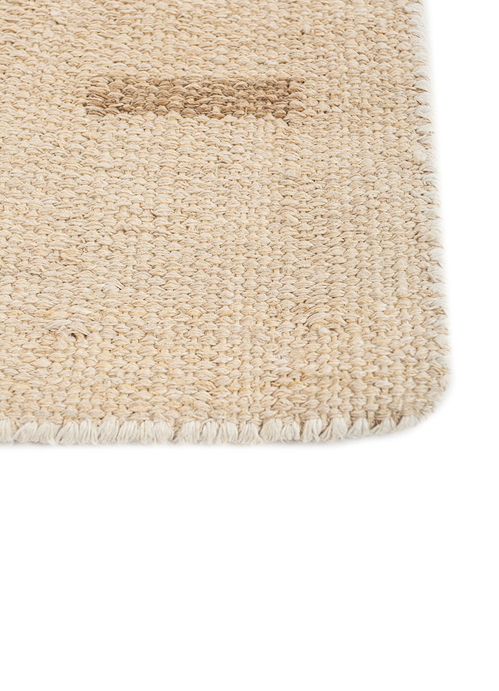 nomadic threads ivory jute and hemp flat weaves Rug - Corner
