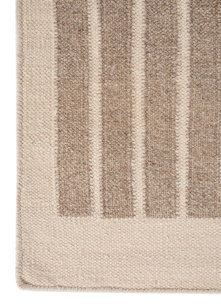 al fresco gold polyester flat weaves Rug - Corner