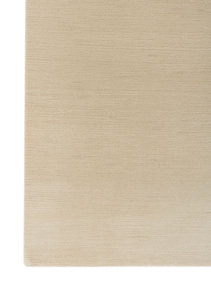sthir green wool hand knotted Rug - Corner