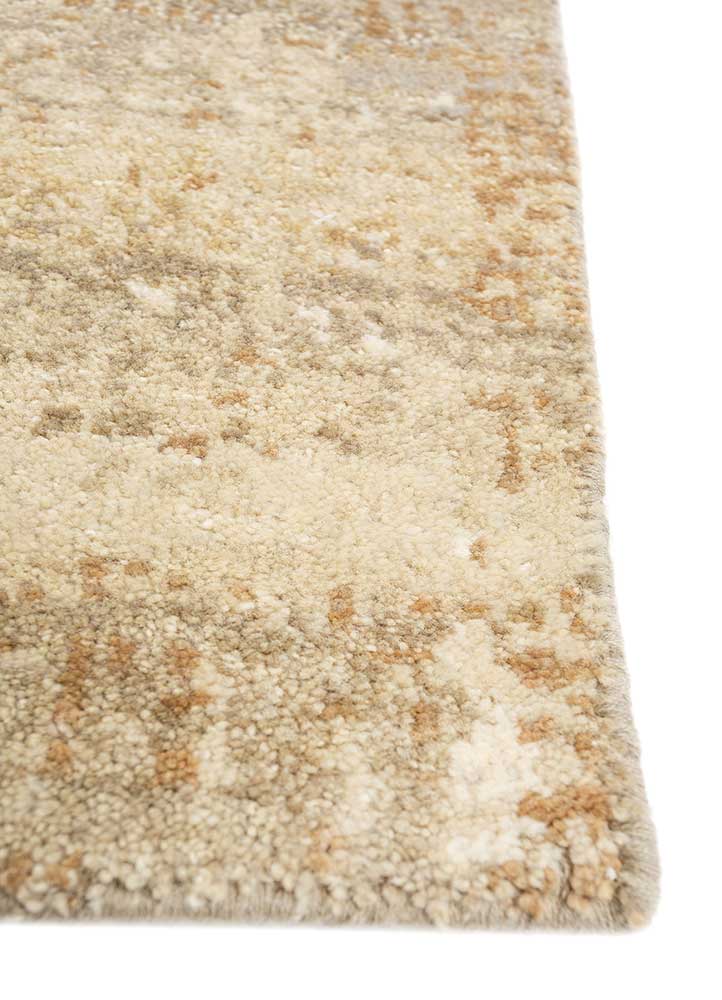 uvenuti grey and black wool hand knotted Rug - Corner
