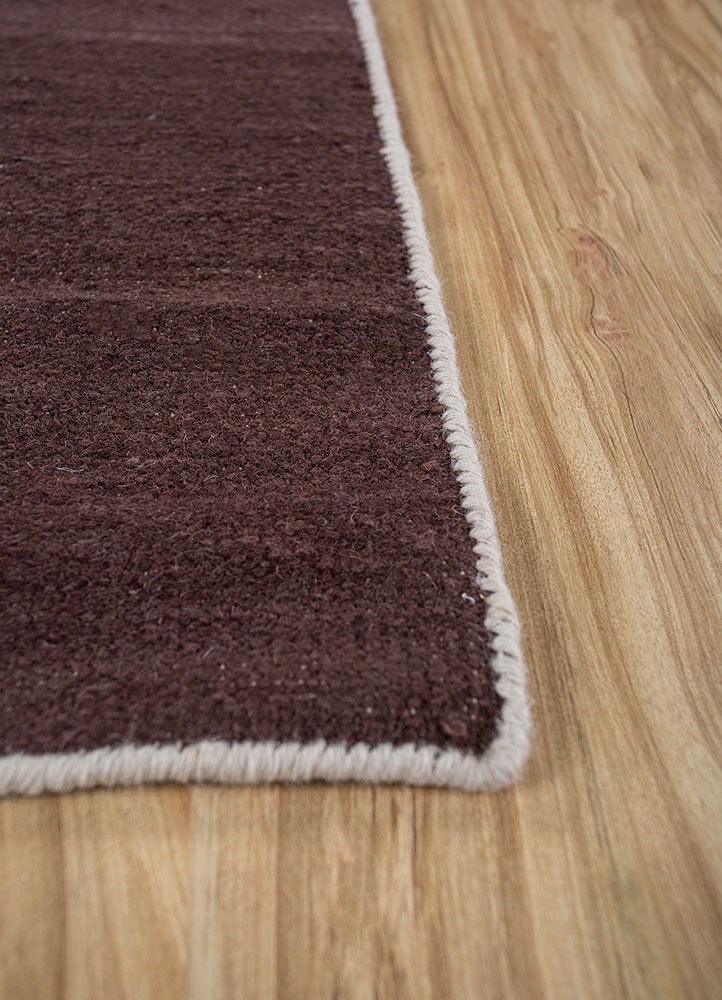 orenda multi wool flat weaves Rug - Corner