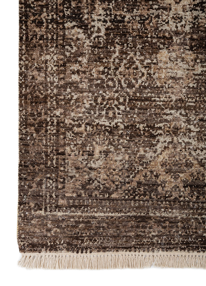 viscaya gold wool hand knotted Rug - Corner