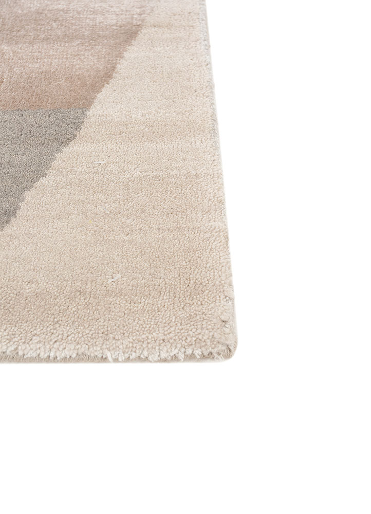 chaos theory by kavi multi wool and bamboo silk hand knotted Rug - Corner