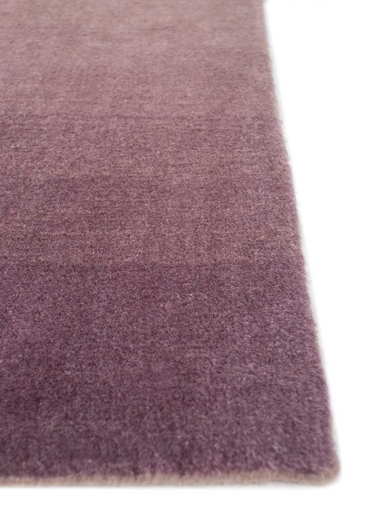 jean ivory nylon hand loom Rug - Corner