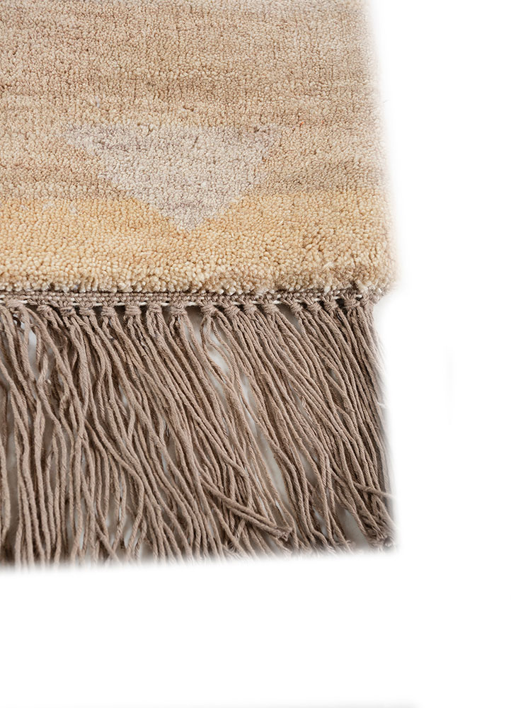 manchaha pink and purple wool and silk hand knotted Rug - Corner