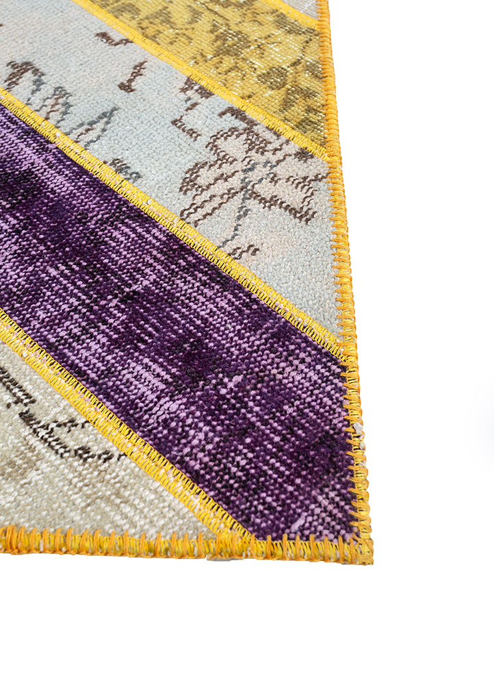 provenance multi wool hand knotted Rug - Corner