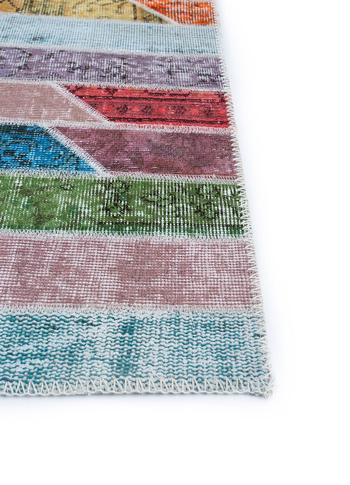 provenance multi wool hand knotted Rug - Corner