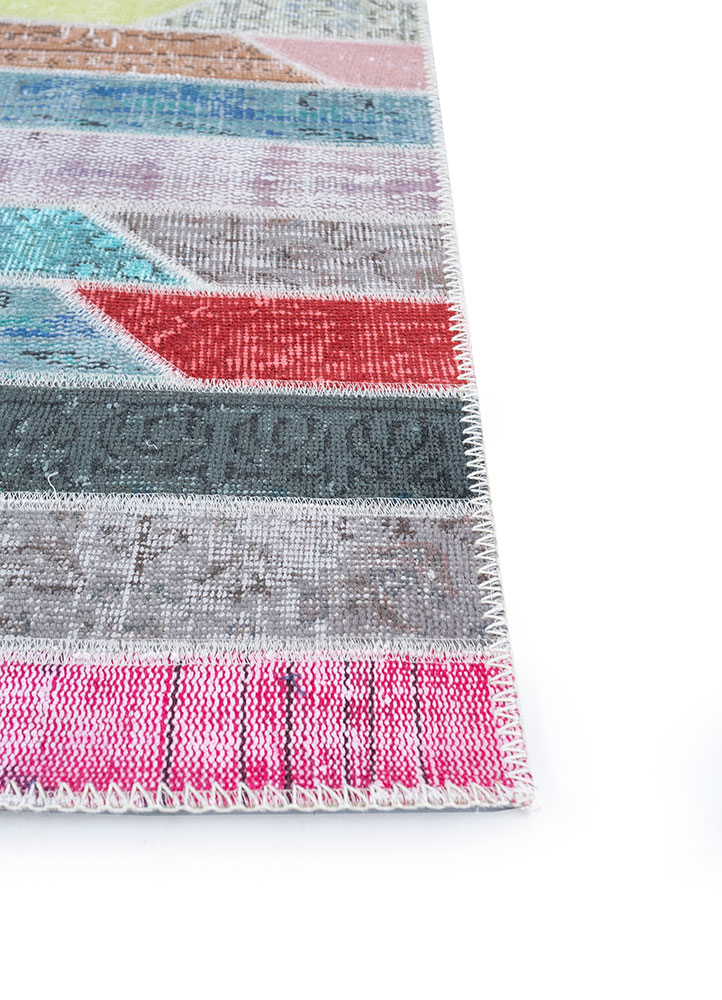 provenance multi wool hand knotted Rug - Corner