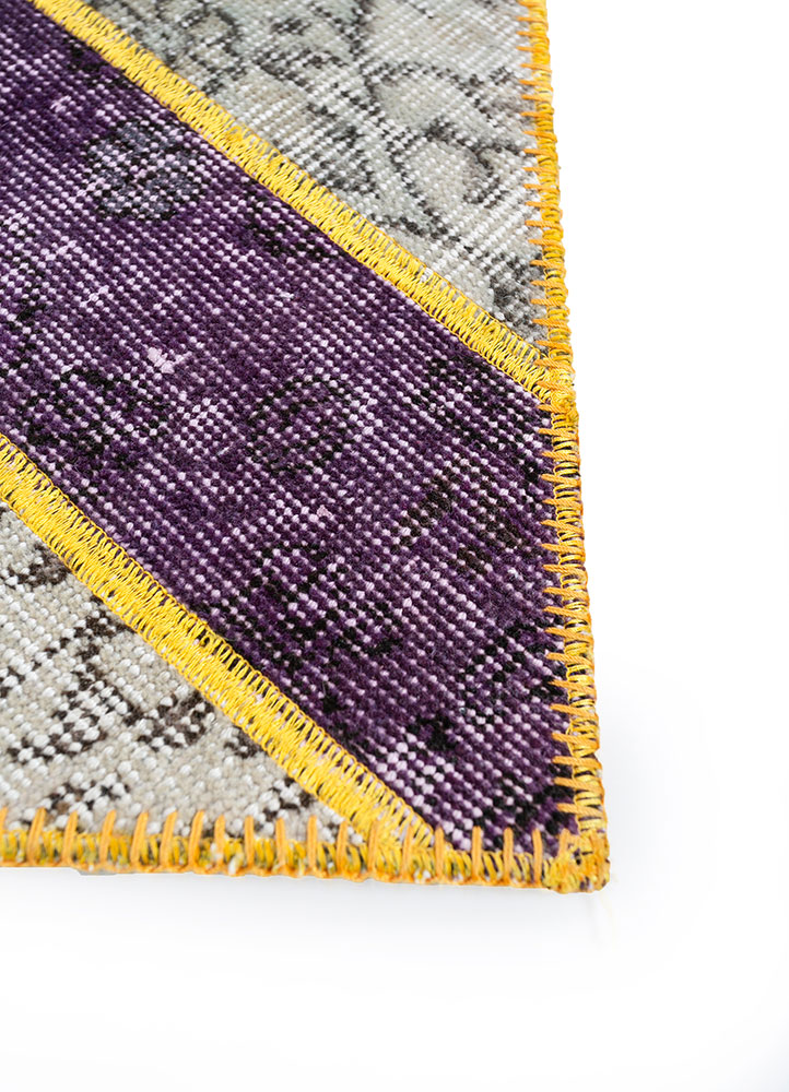 provenance multi wool hand knotted Rug - Corner