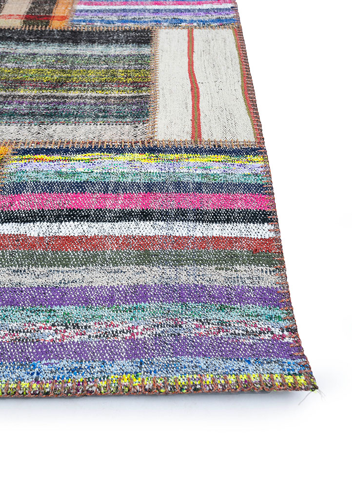 provenance multi wool hand knotted Rug - Corner