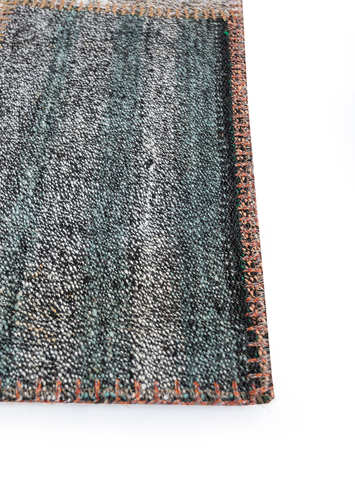provenance multi wool hand knotted Rug - Corner