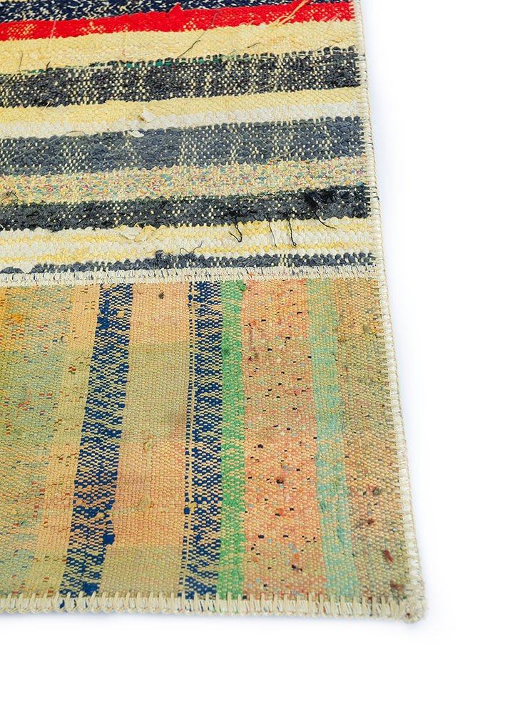 provenance gold wool hand knotted Rug - Corner