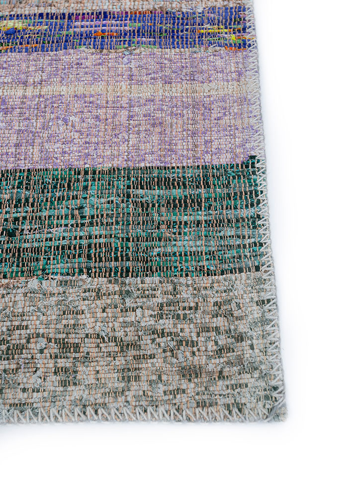 provenance multi wool hand knotted Rug - Corner
