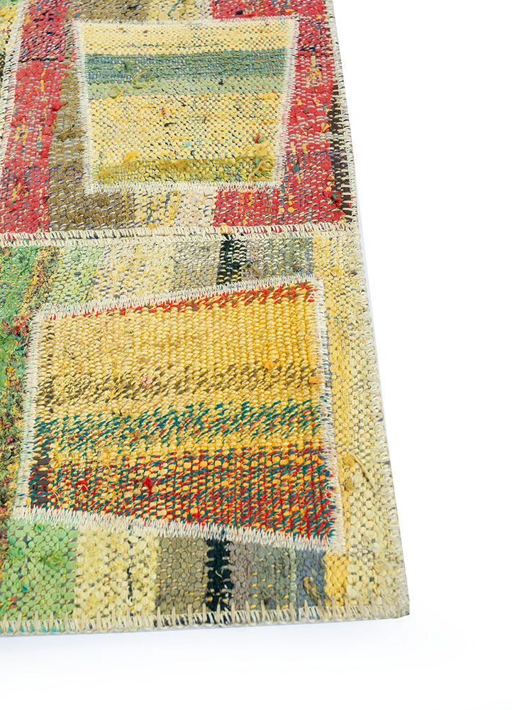 provenance multi wool hand knotted Rug - Corner