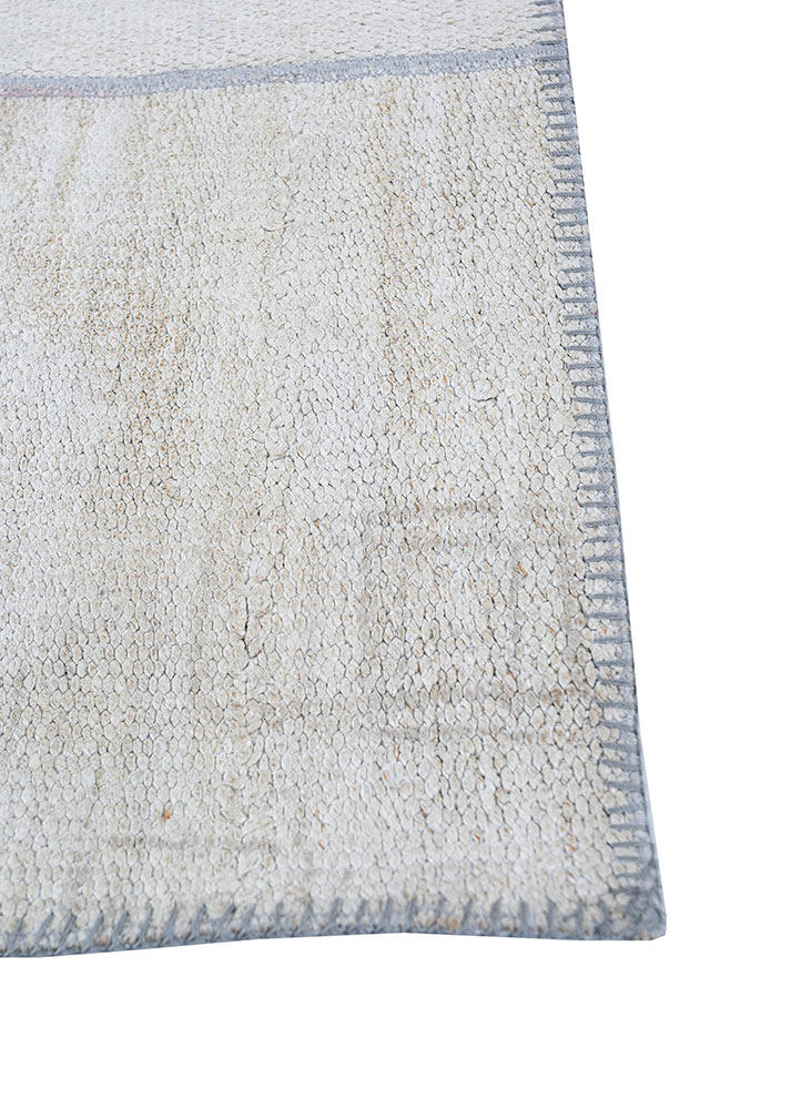 provenance grey and black wool hand knotted Rug - Corner