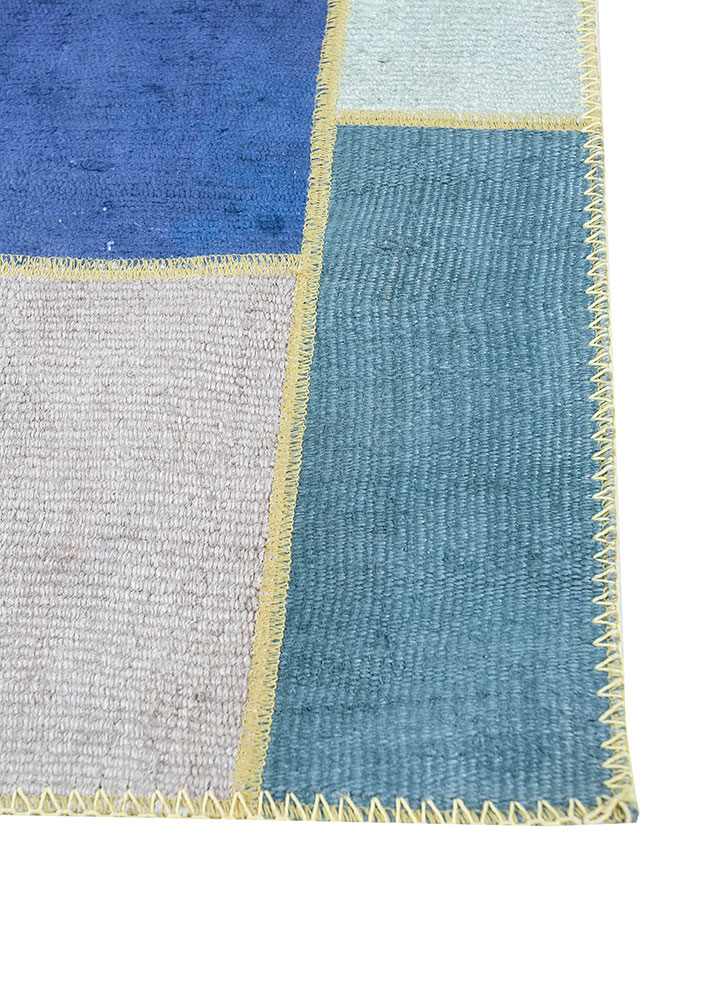 provenance multi wool hand knotted Rug - Corner