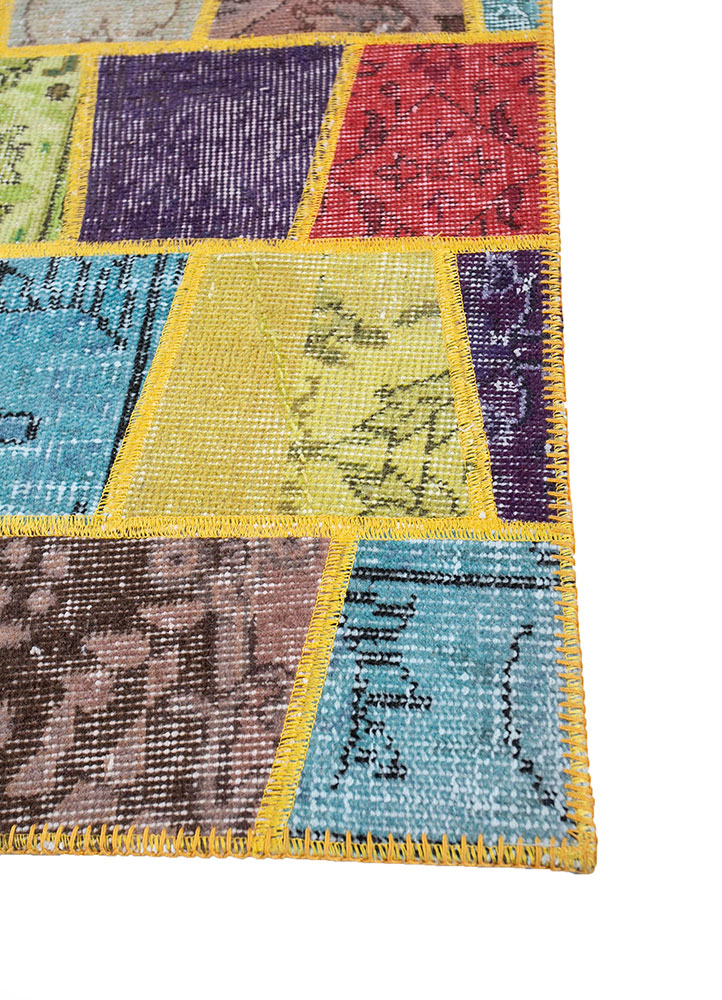 provenance multi wool hand knotted Rug - Corner