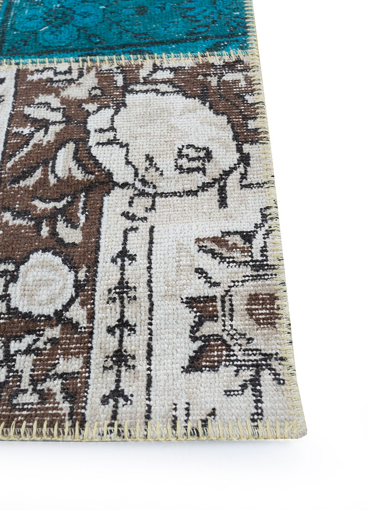 provenance multi wool hand knotted Rug - Corner