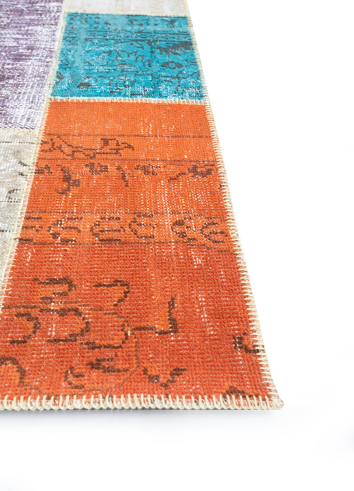 provenance multi wool hand knotted Rug - Corner