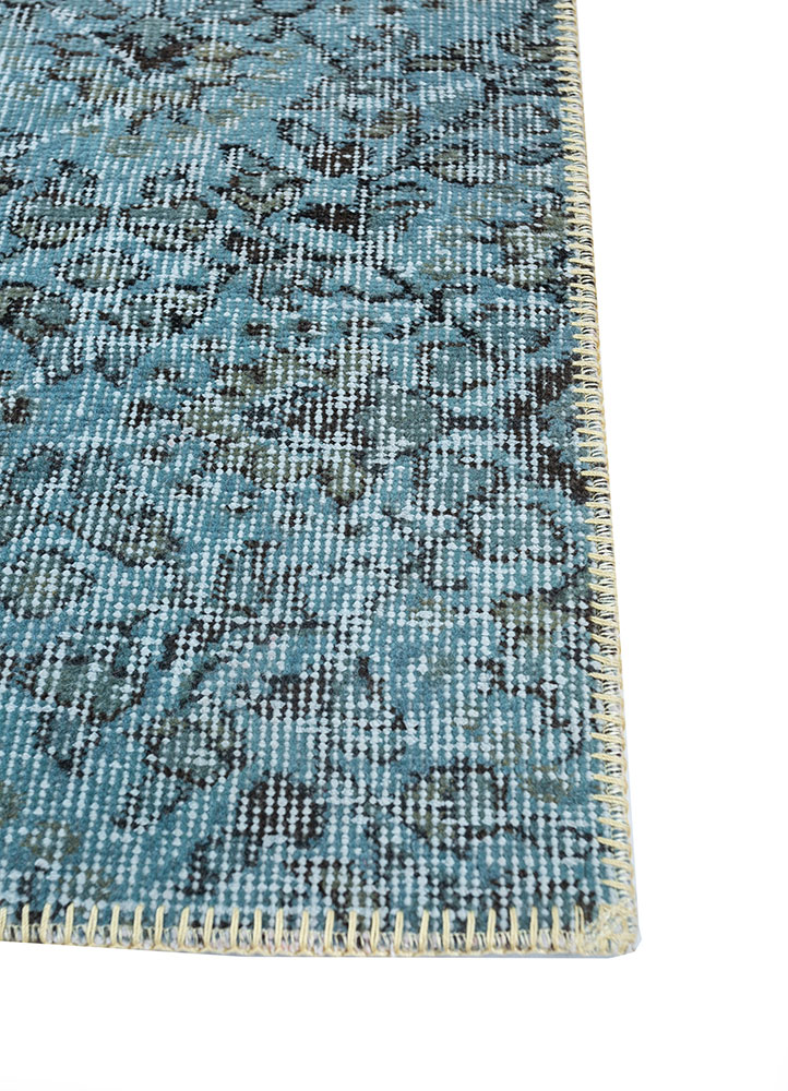 provenance multi wool hand knotted Rug - Corner