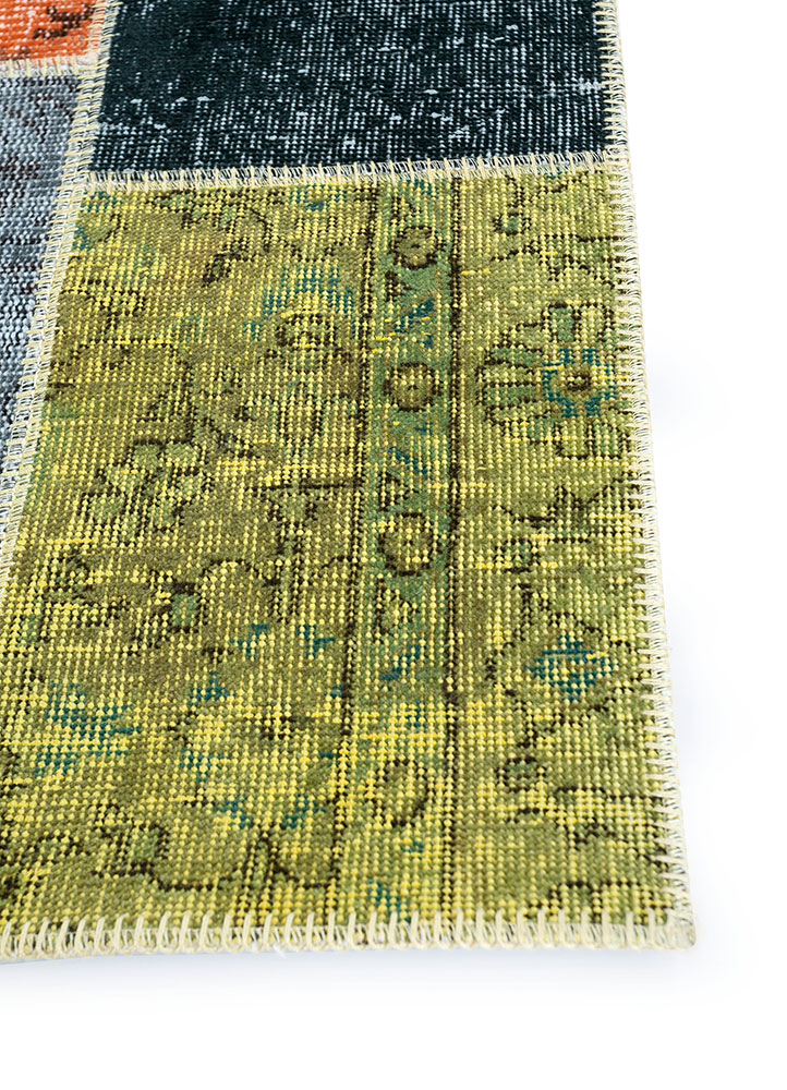 provenance multi wool hand knotted Rug - Corner