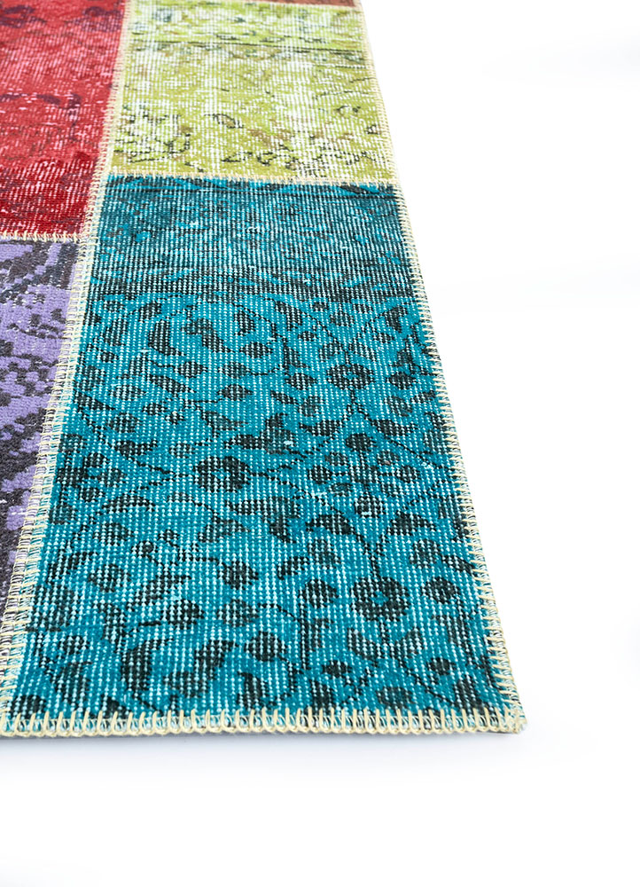 provenance multi wool hand knotted Rug - Corner