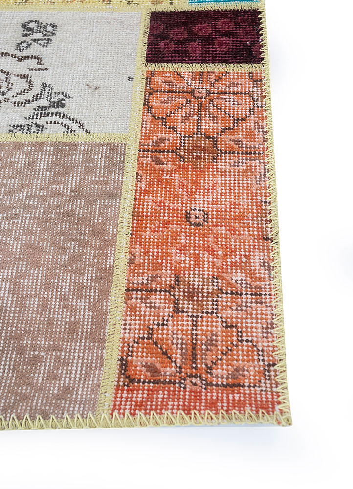 provenance multi wool hand knotted Rug - Corner