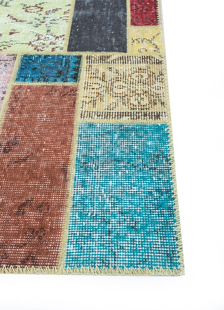 provenance multi wool hand knotted Rug - Corner