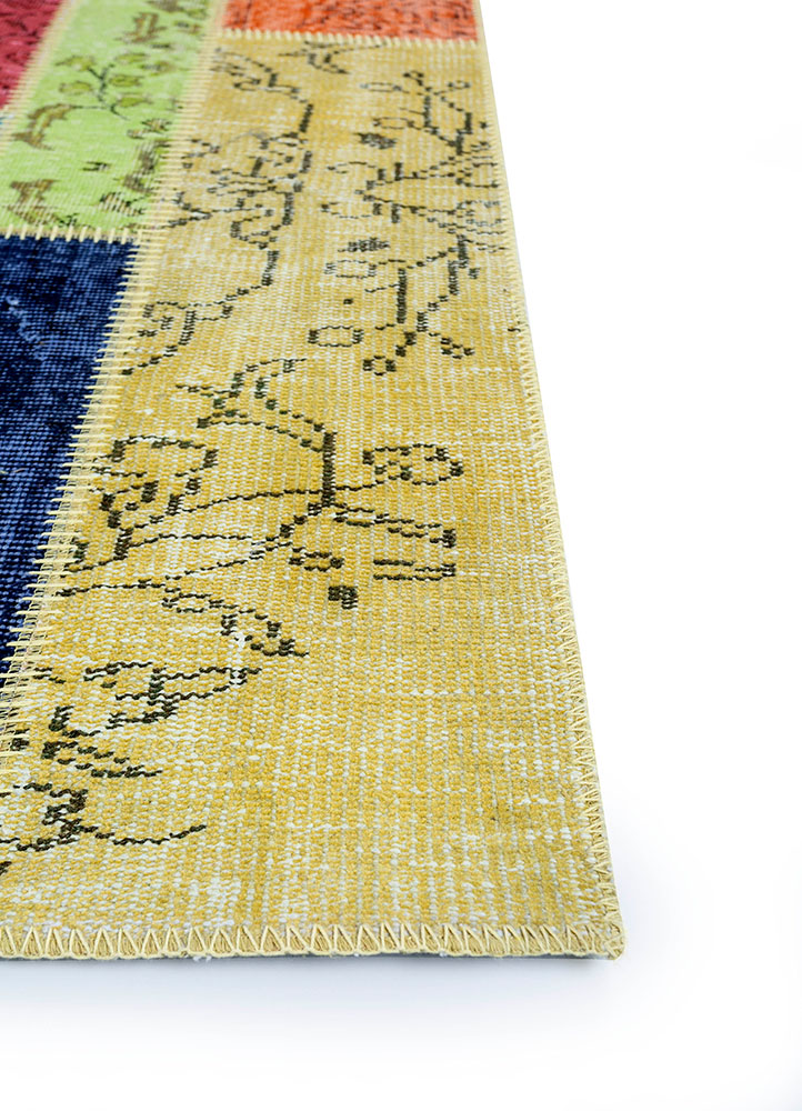 provenance multi wool hand knotted Rug - Corner