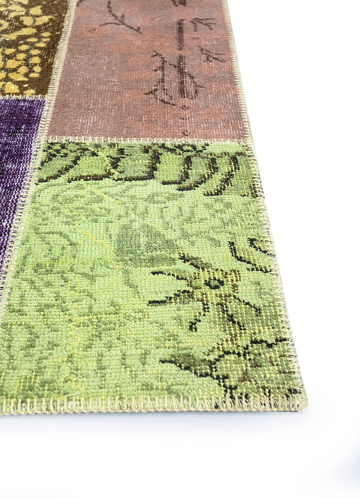 provenance multi wool hand knotted Rug - Corner