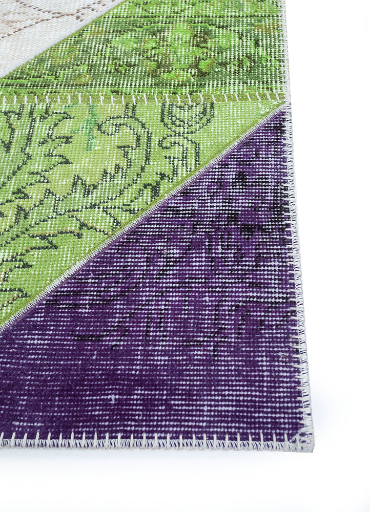 provenance multi wool hand knotted Rug - Corner