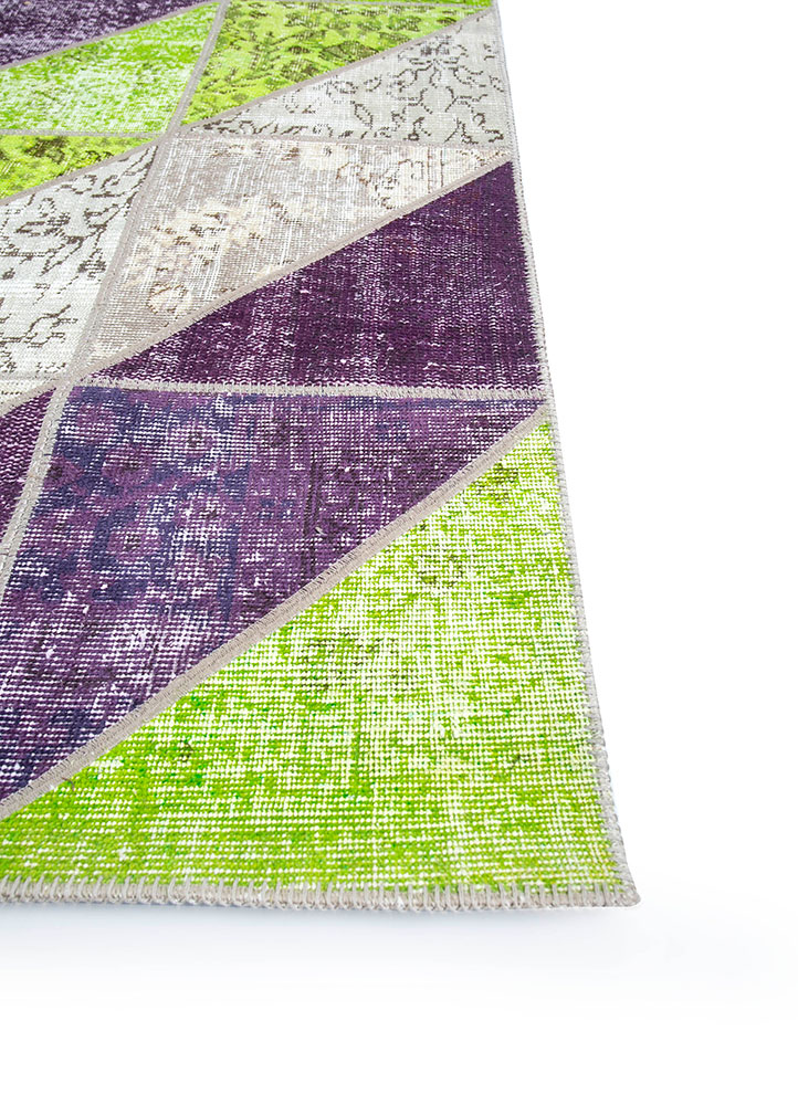 provenance multi wool hand knotted Rug - Corner