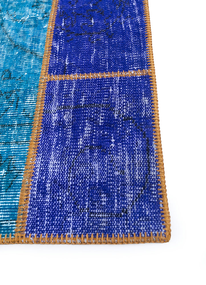provenance multi wool hand knotted Rug - Corner