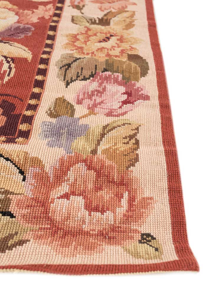 wall art pink and purple wool flat weaves WALL ART & TAPESTRY - Corner