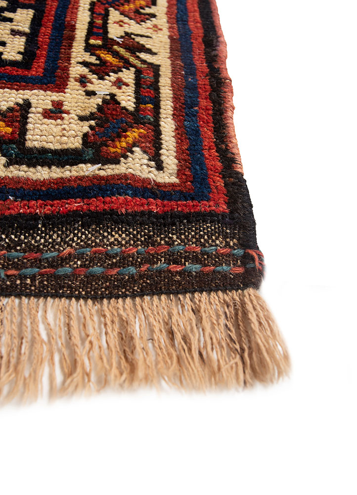 kiaan green wool hand knotted Rug - Corner