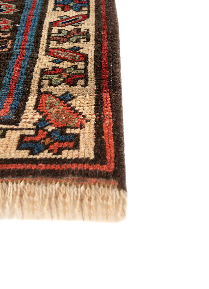 kiaan blue wool hand knotted Rug - Corner
