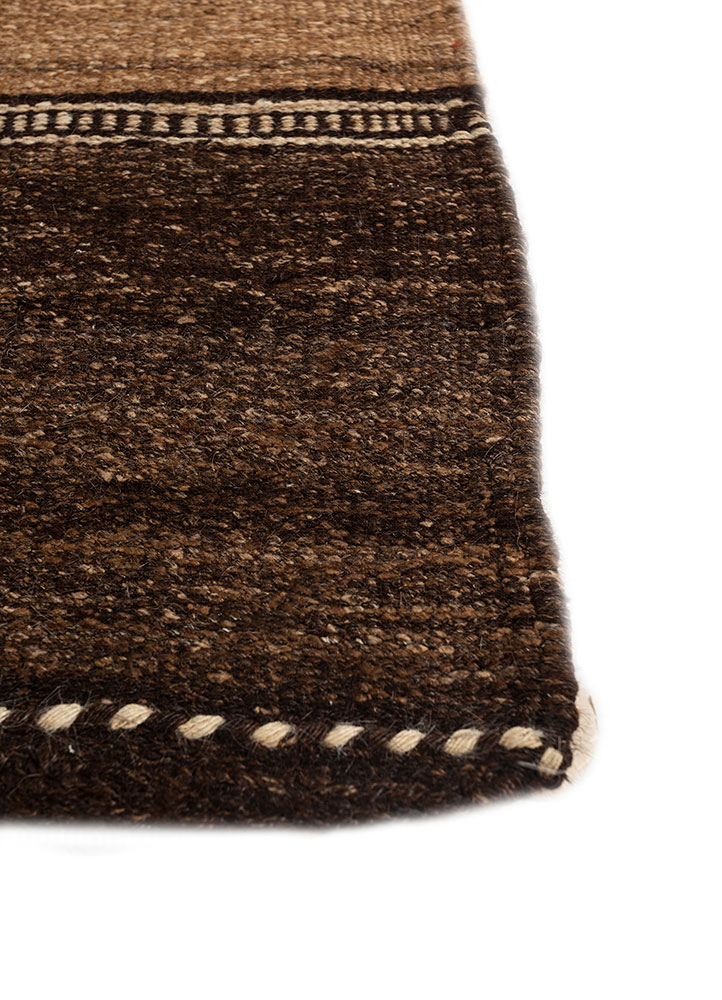 nayaab gold jute and hemp flat weaves Rug - Corner