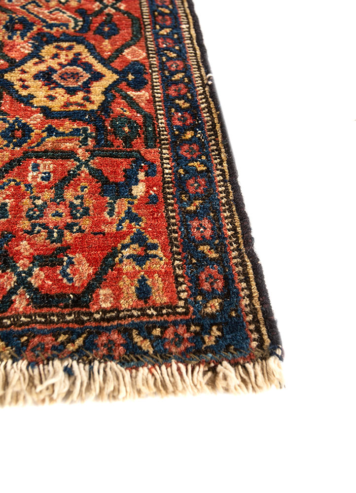 aalam ivory wool flat weaves Rug - Corner