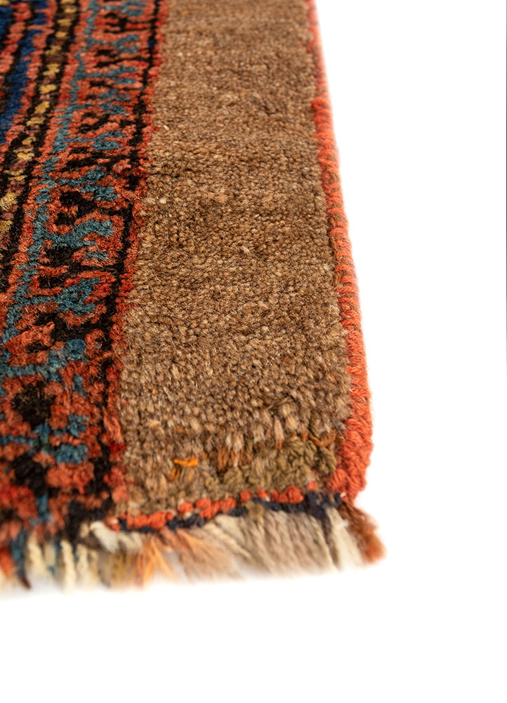 kiaan gold wool hand knotted Rug - Corner