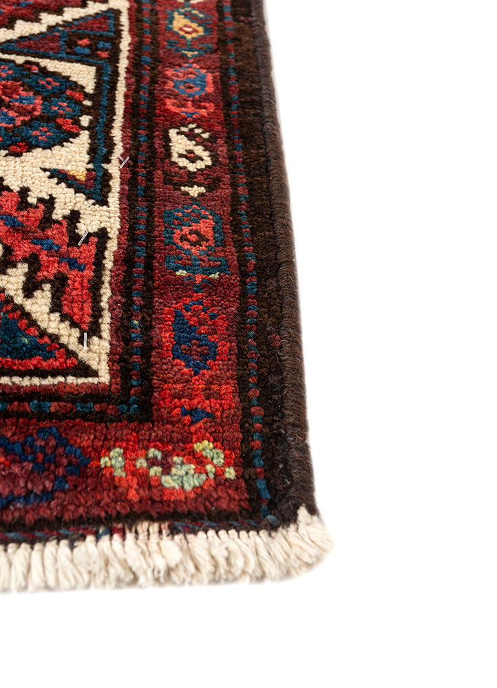kiaan blue wool hand knotted Rug - Corner