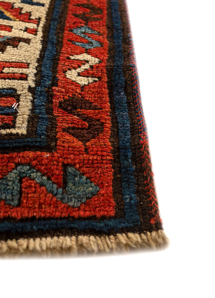 kiaan gold wool hand knotted Rug - Corner